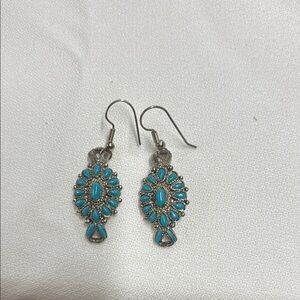 Elegant Turquoise Drop Earrings